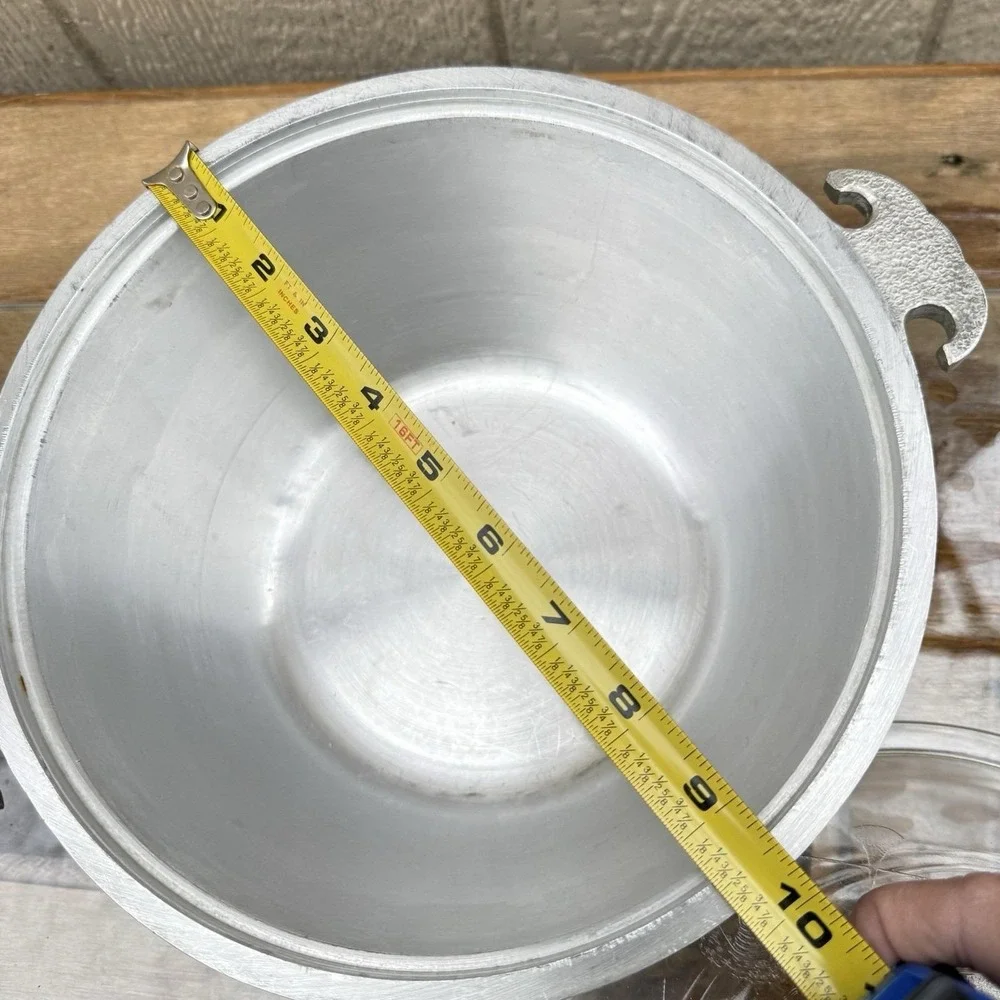 Vintage Lot of 5 Guardian Service Ware Aluminum Pots Missing 1 Lid